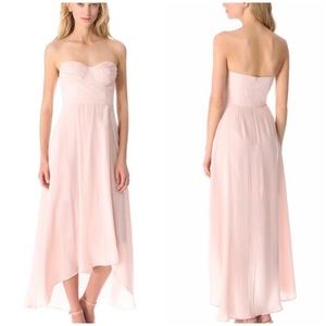 ZIMMERMAN Silk Strapless Round Hem Formal Dress